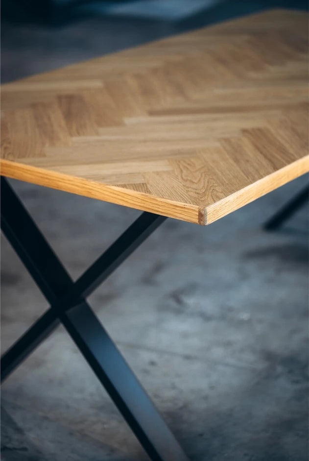 Hellin Honeycomb Tisch - Stilvolle rechteckige Möbel