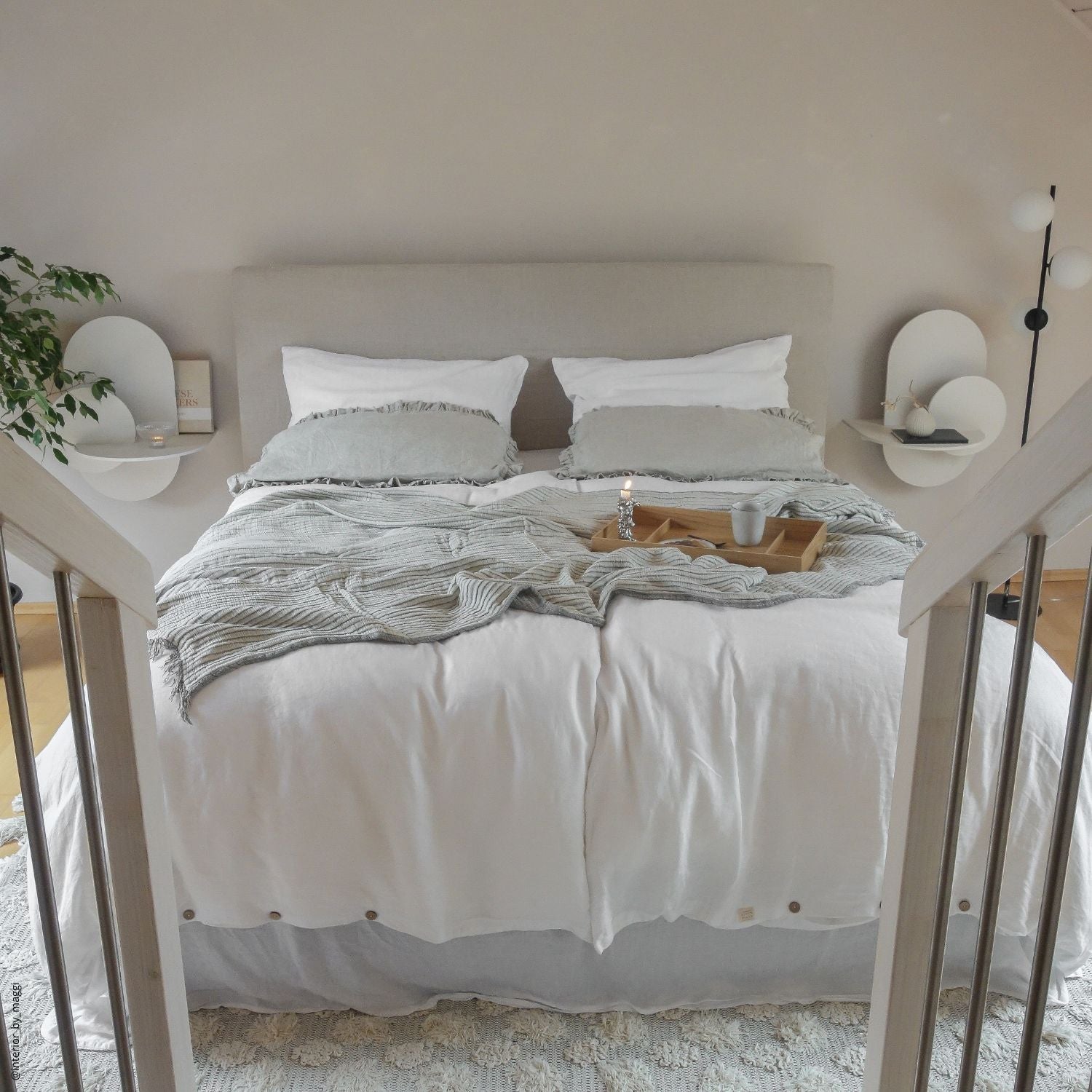 Leinenbettdecke „Serenity“ von Aranjuez – luxuriöse, nachhaltige Bettwäsche