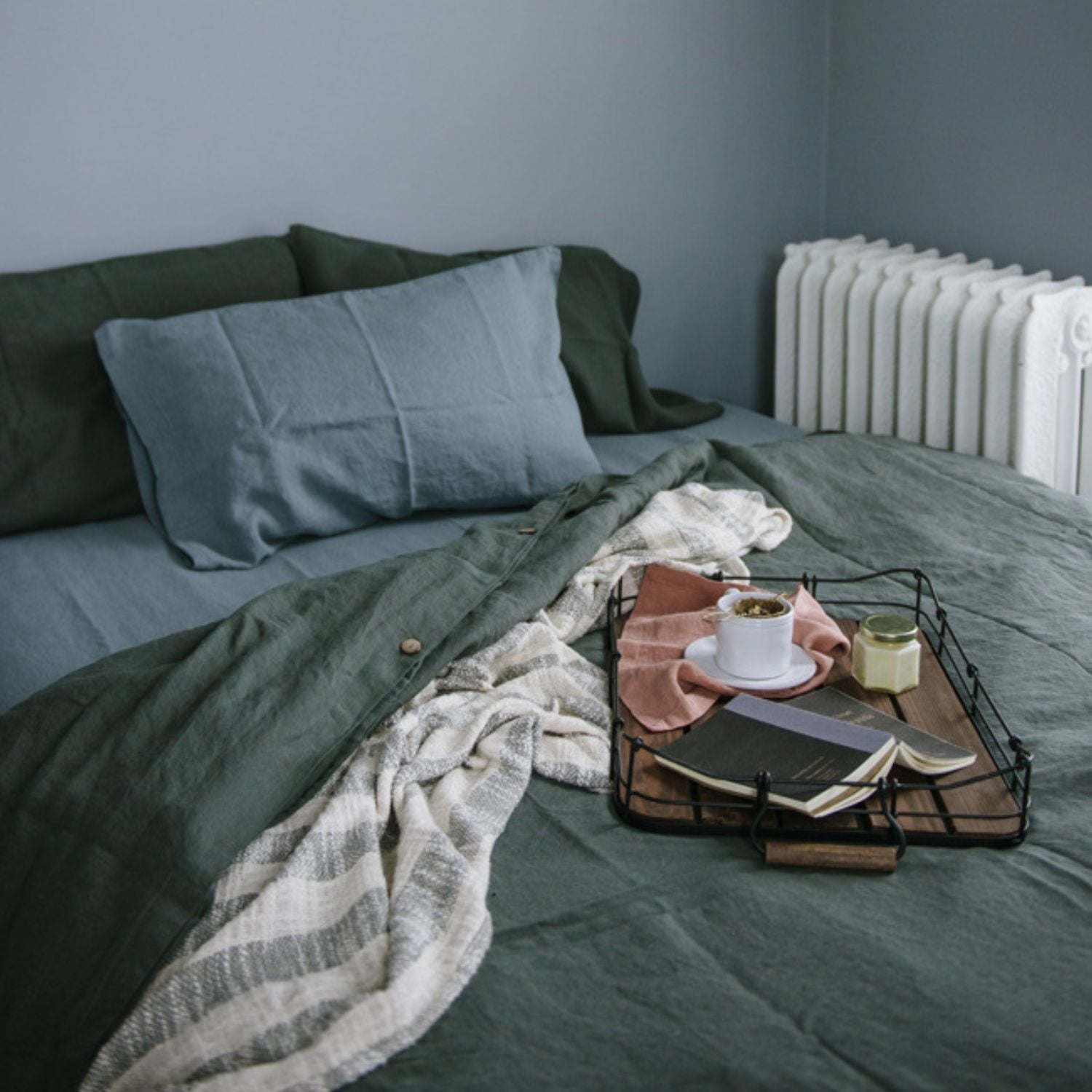 Andujar Leinen DreamSet - Nachhaltiges Bettdecken- und Kissenbezug-Set