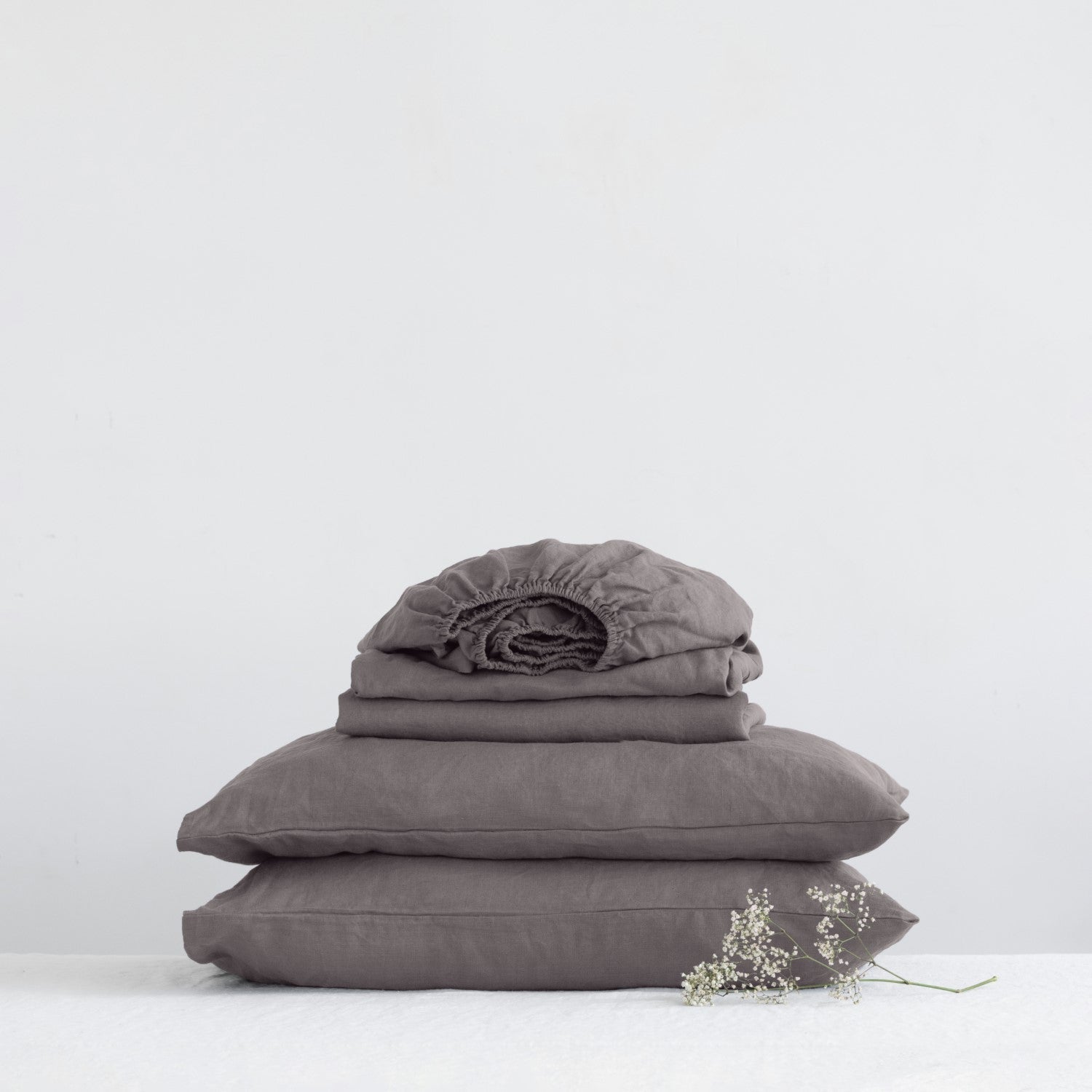 Cadiz Comfort Leinen-Ensemble – Antiallergenes Bettwäsche-Set