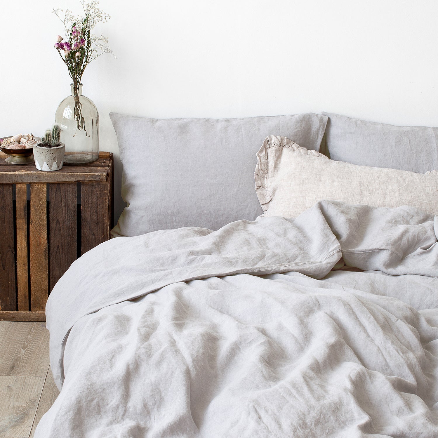 Oliva Linen Sleep Ensemble – Bettwäscheset aus nachhaltigem Leinen