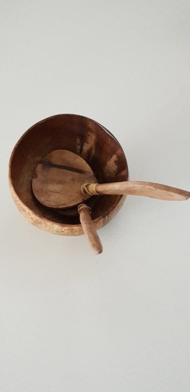 Alaquas Holz-Küchenlöffel – handgefertigt, rustikaler Gebrauchsgegenstand