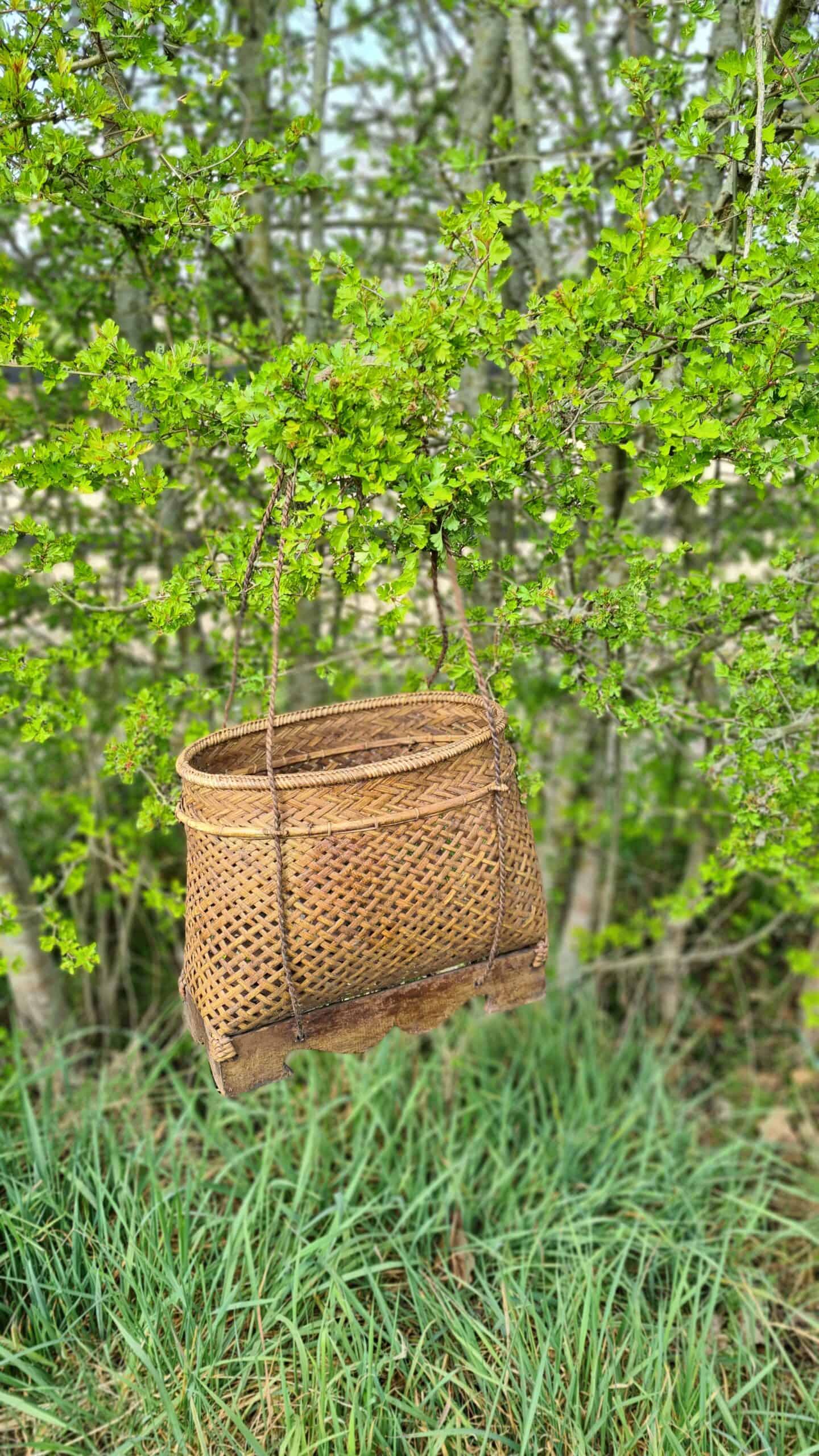 Fischerkorb aus dem Valle de Ordesa – Traditionelle Handwerkskunst