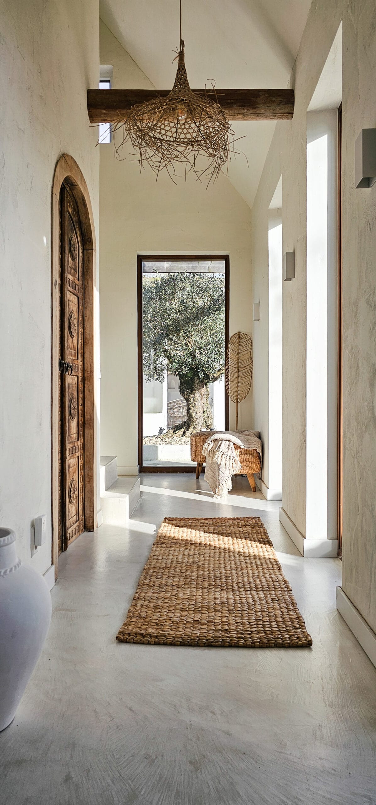 Almuñécar Organic Weave Bank - Kompakter handgewebter Sitz