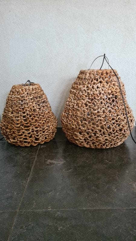 Albacete Bananenblattlampe - Aufwendiges durchbrochenes Muster