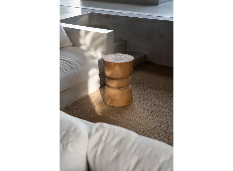 Albufera Bow Table - Hocker aus Suarholz