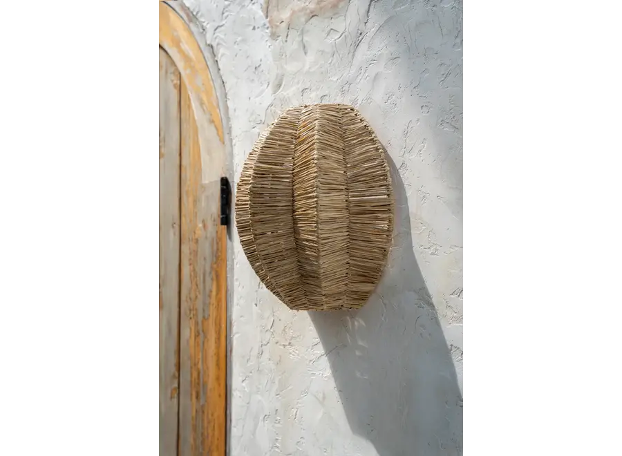 Avila Dawn Wandlampe - Bast-Wandleuchte