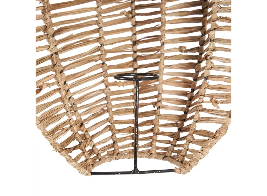 Avila Dawn Wandlampe - Bast-Wandleuchte