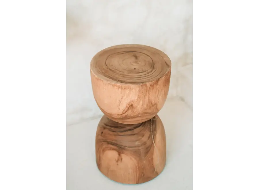 Azure Albufera Hocker - Hocker aus Suarholz