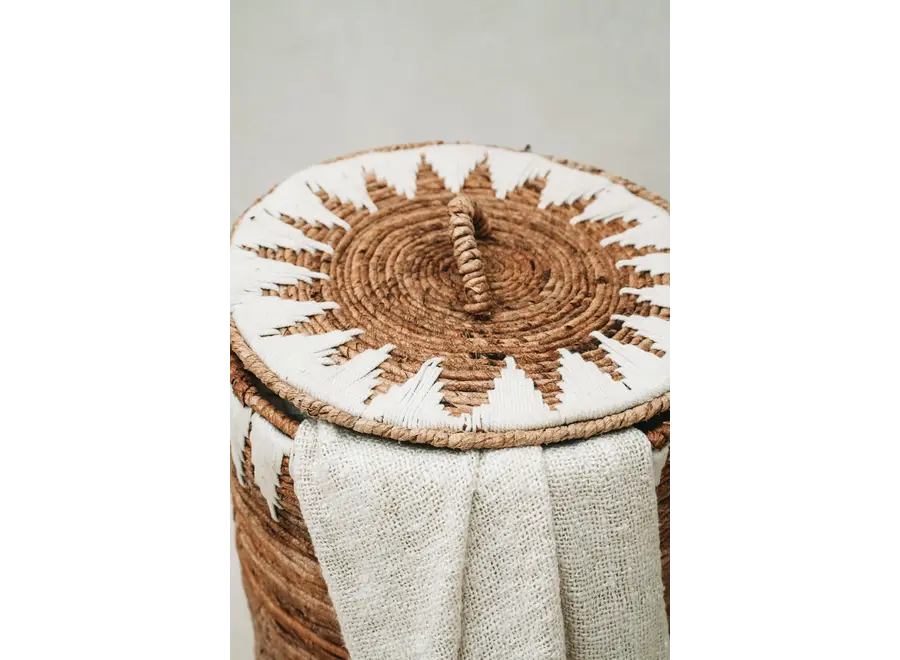 Cabo de Gata Jungle Basket – Aufbewahrungskorb mit Bananenblättern