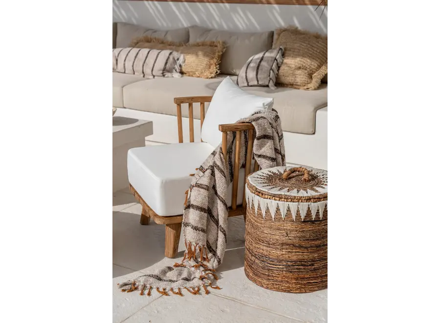 Cabo de Gata Jungle Basket – Aufbewahrungskorb mit Bananenblättern