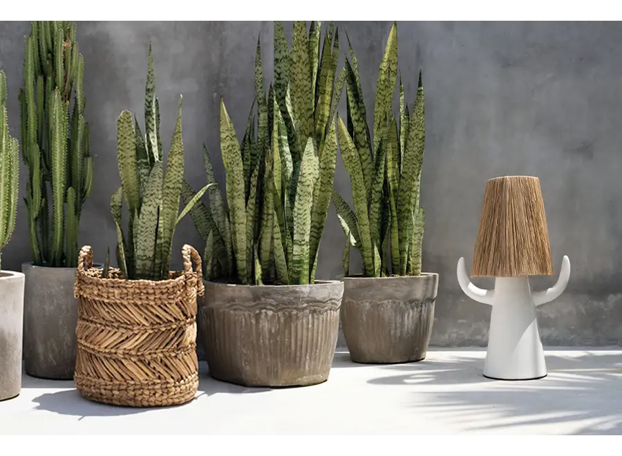 Calpe Zickzack-Organizer - Bananenblattkorb