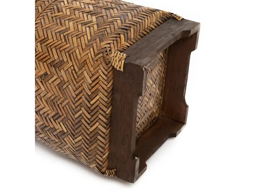 Valle de Aran Rustikales Rattan – handgewebter Korb