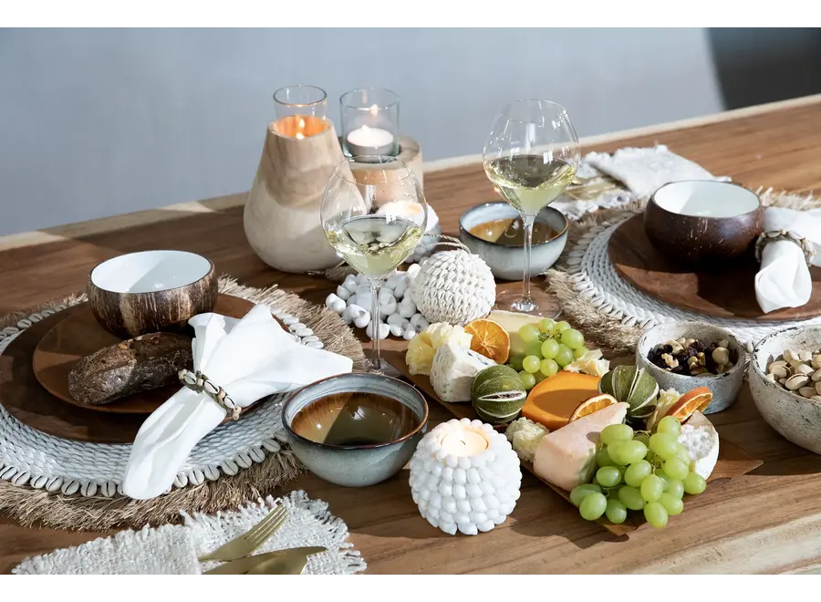 Ayamonte Seashell Luminary - Küsten-Teelichthalter