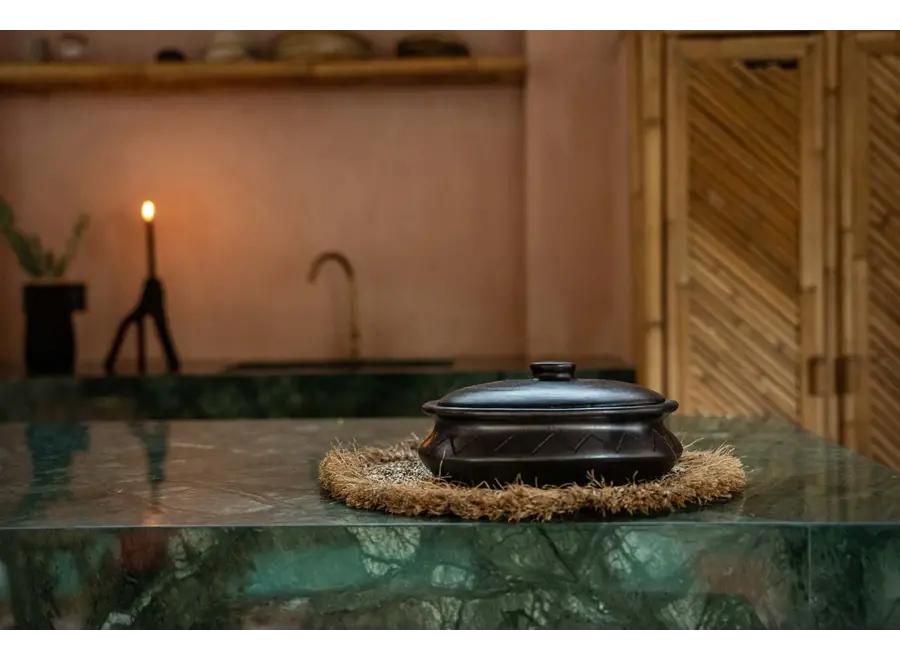 Don Benito Elegance Serviertopf - Ovaler Keramiktopf mit Deckel