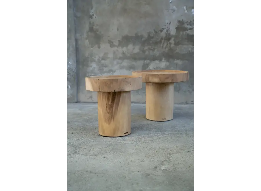 Chimborazo Natur Beistelltisch - Suar Holz Beistelltisch