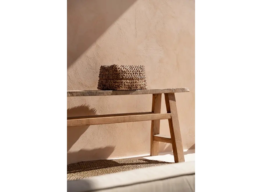 Opferbox aus Kokosnussschale - Bambusbox