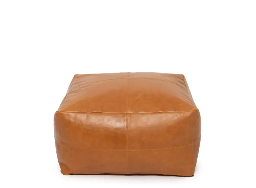Cazorla Luxe Pouffe – Pouffe aus Nappaleder