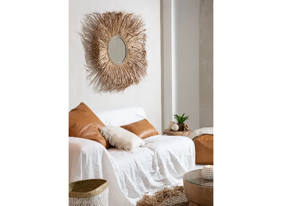 Cazorla Luxe Pouffe – Pouffe aus Nappaleder