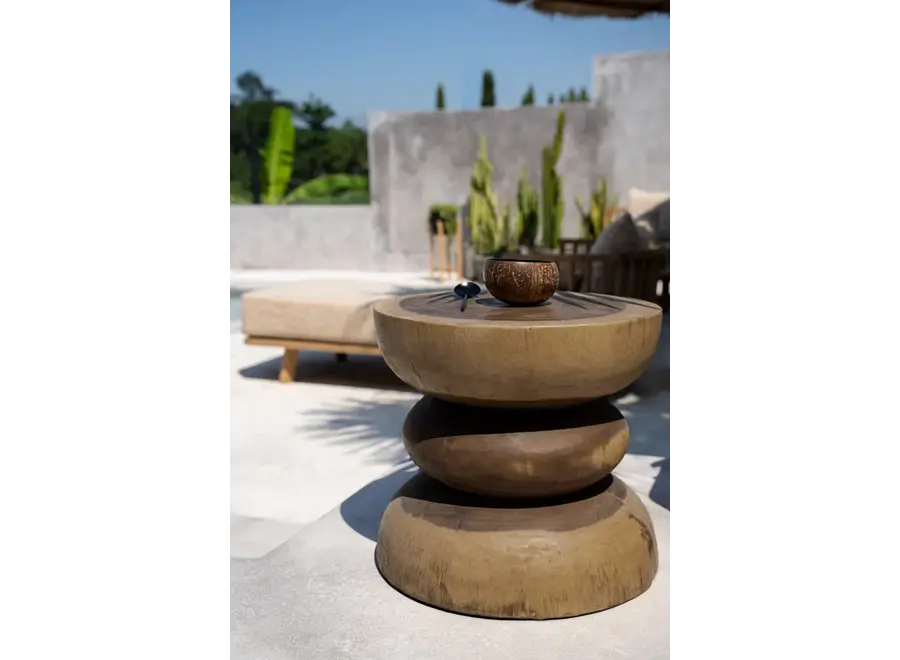 Mungurr Sonnenblumenhocker - handgefertigter Hocker