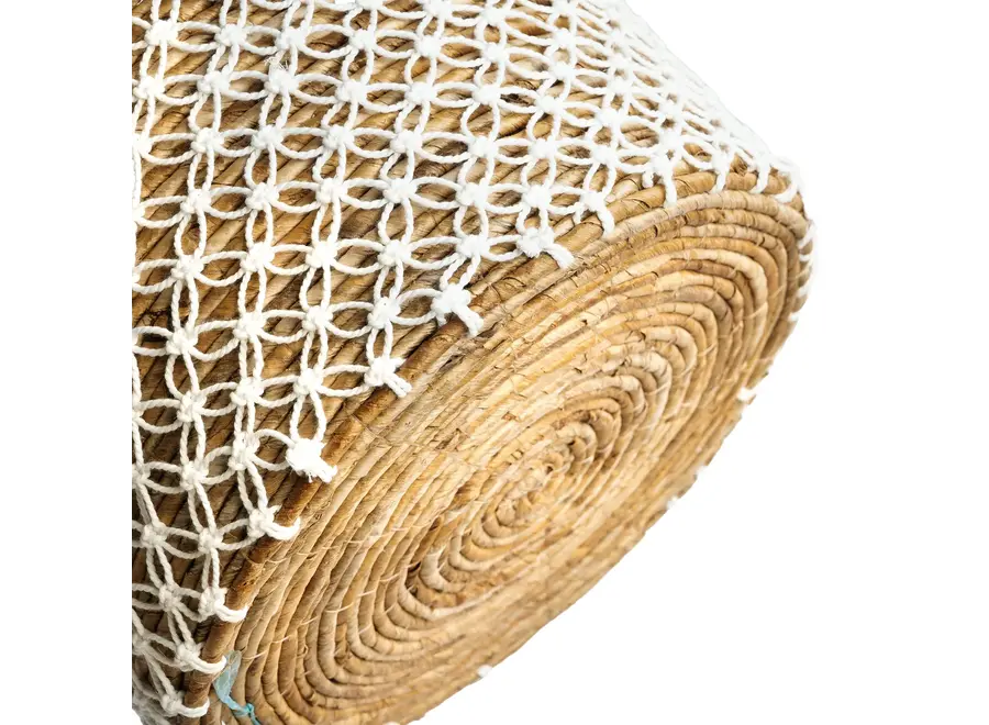 Algorta Kreuzstichkorb - Seegras-Organizer