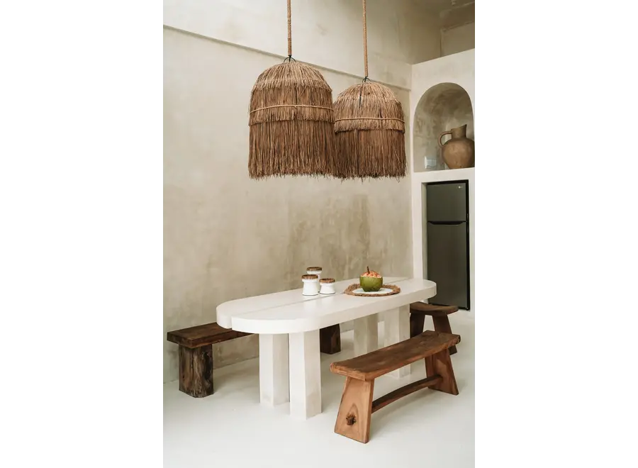 Zahara de la Sierra Gras-Lampenschirm - Mendong Gras-Lampenschirm