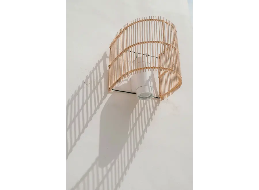 Valderrobres Rattan Glow - Wandapplikation