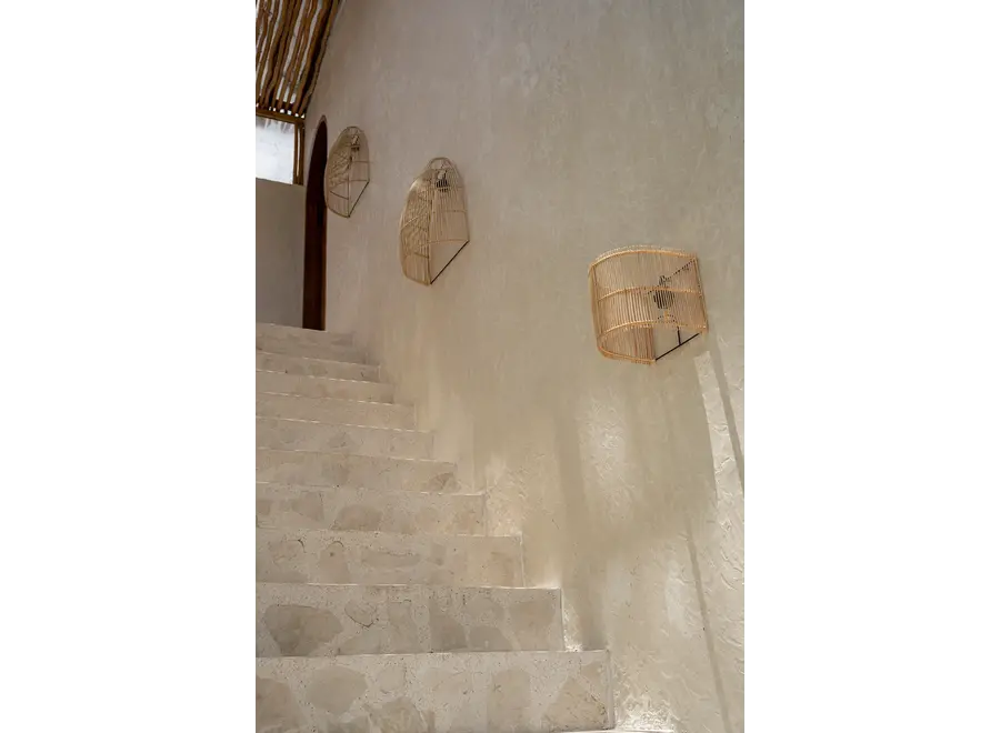 Valderrobres Rattan Glow - Wandapplikation