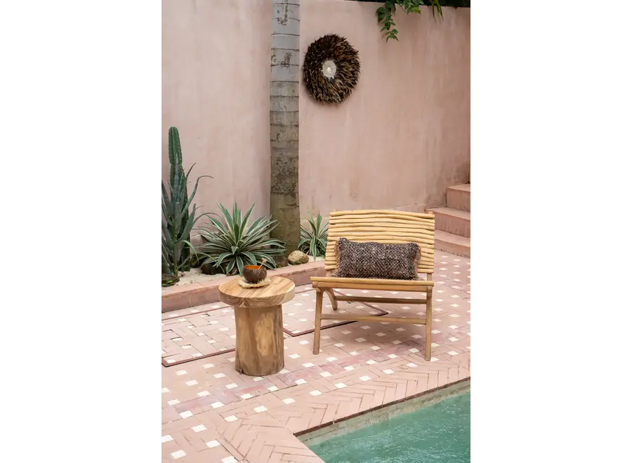 Cabo de Gata Glow Beistelltisch - Beistelltisch aus Teakholz