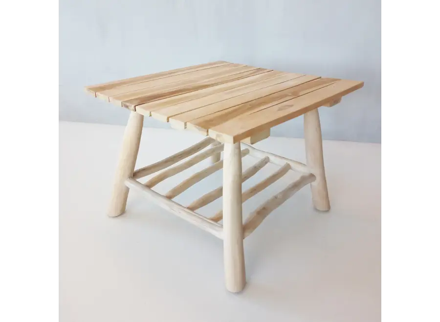 Island Beistelltisch - Beistelltisch aus Teakholz