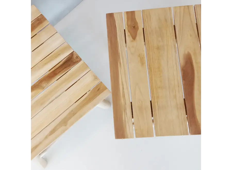 Island Beistelltisch - Beistelltisch aus Teakholz