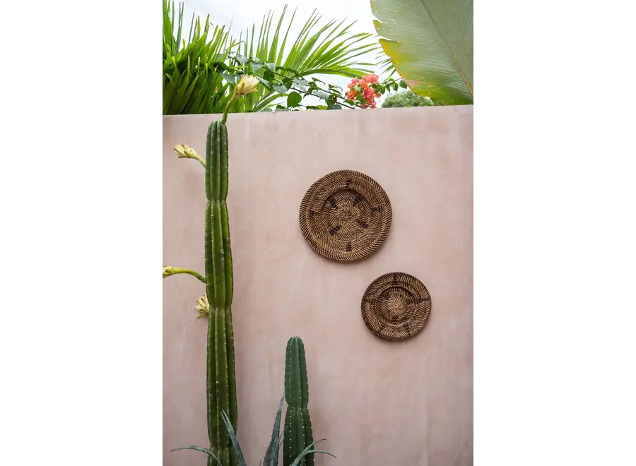 Cazorla Graphic Weave - Handgewebter Wandteller