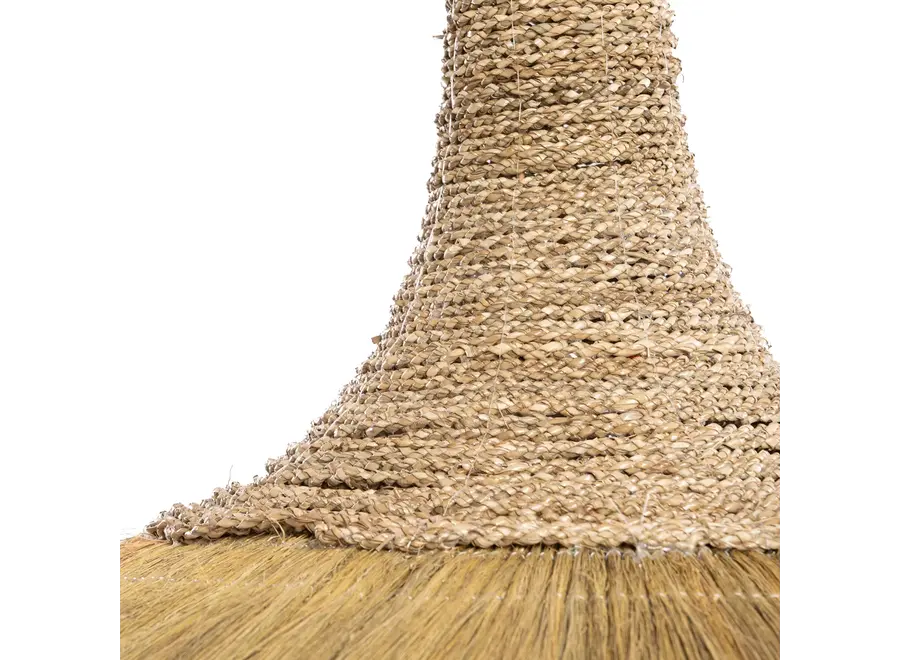 Candeleria Pendelleuchte - Handgefertigter Grasstrang