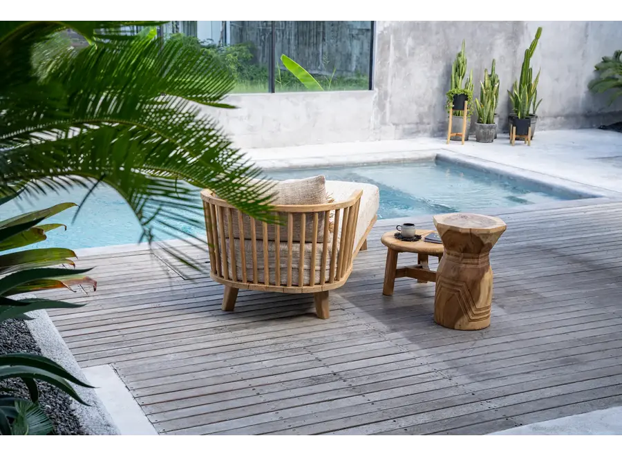 Arganda Daybed – gefertigt aus wiederverwertetem Teakholz