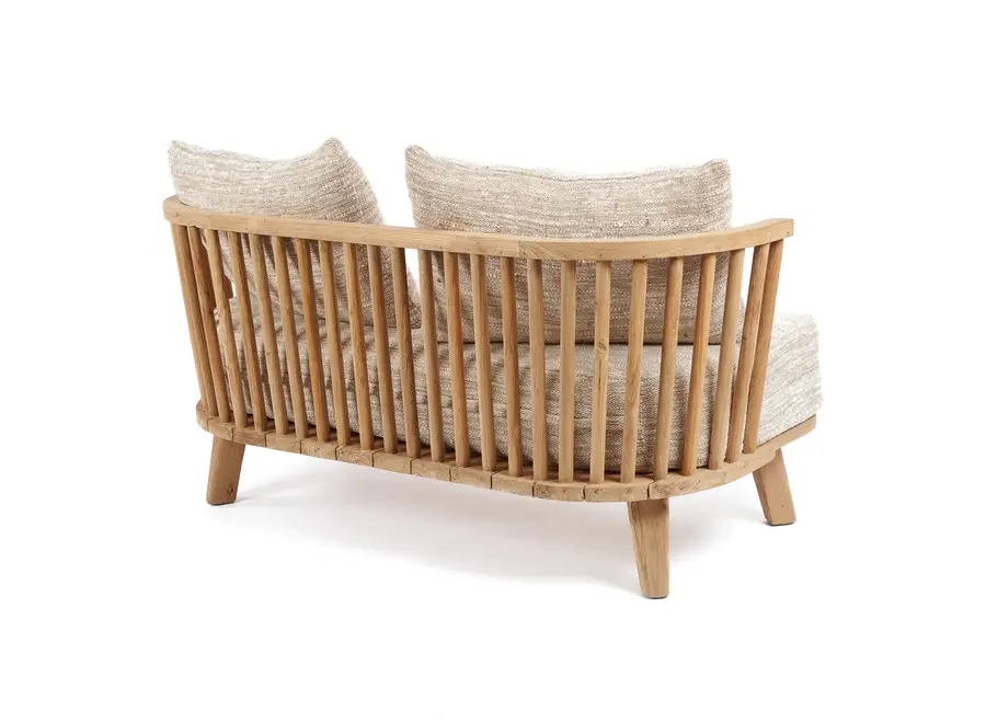 Cádiz Natural Elegance Sofa – Sofa aus Teakholz