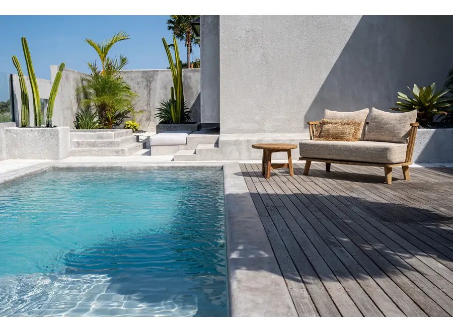 Cádiz Natural Elegance Sofa – Sofa aus Teakholz