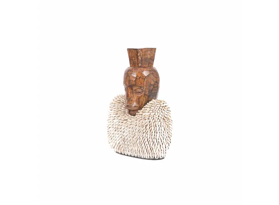 Cudillero Wächterfigur - Jackfrucht Holzstatue