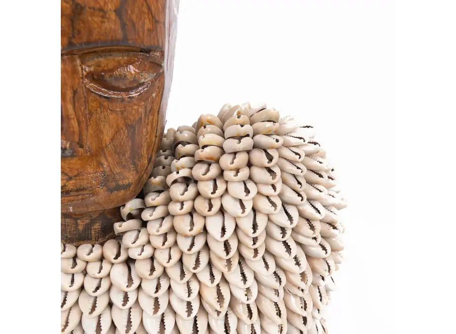 Cudillero Wächterfigur - Jackfrucht Holzstatue