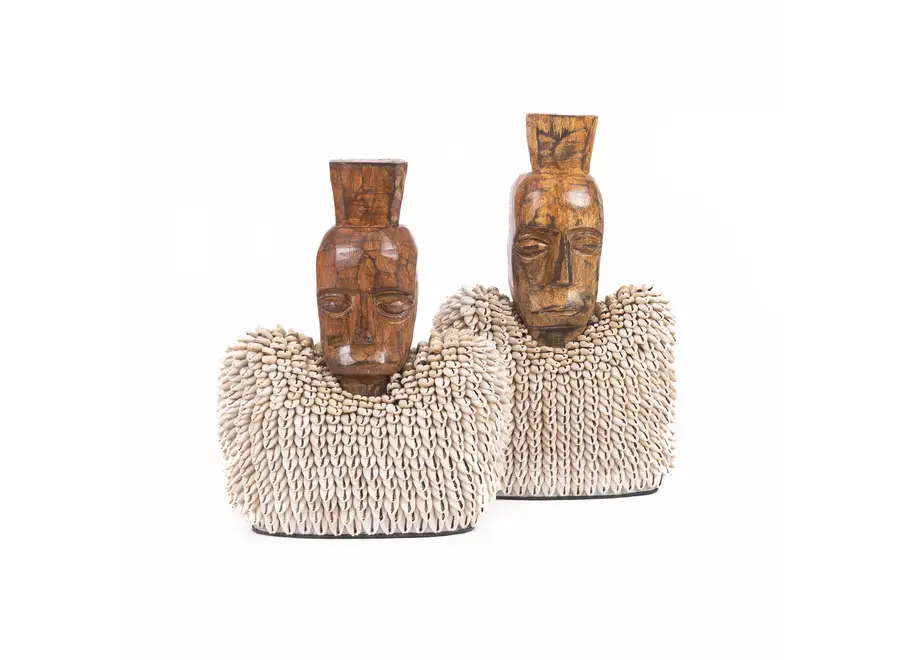 Cudillero Wächterfigur - Jackfrucht Holzstatue