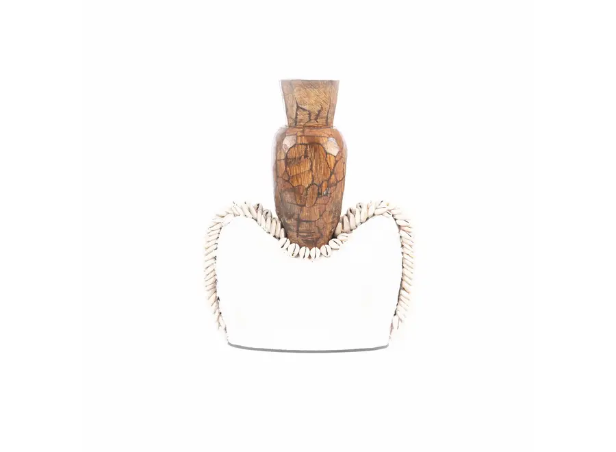 Cudillero Wächterfigur - Jackfrucht Holzstatue