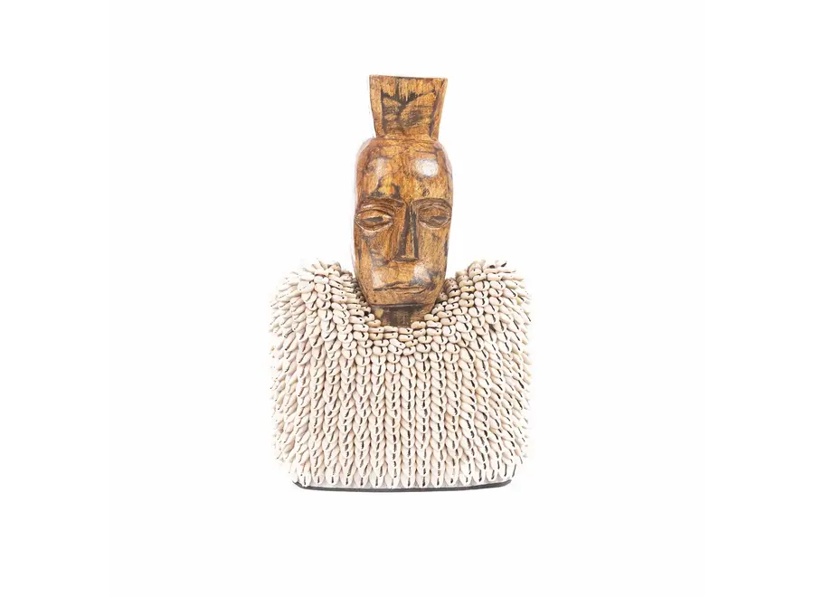 Cudillero Wächterfigur - Jackfrucht Holzstatue