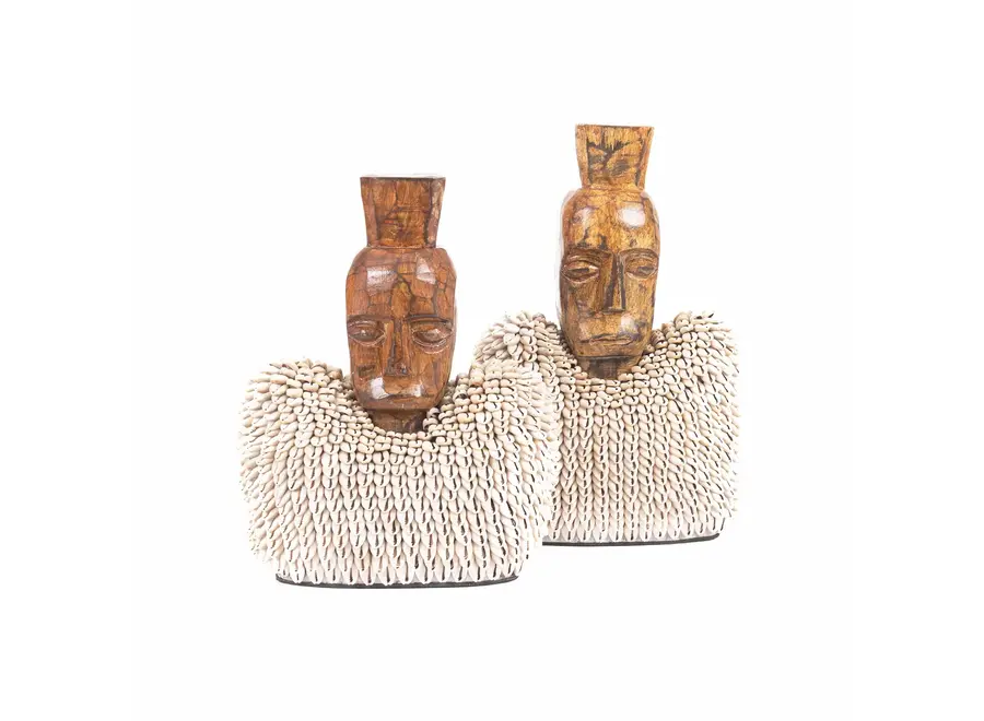 Cudillero Wächterfigur - Jackfrucht Holzstatue