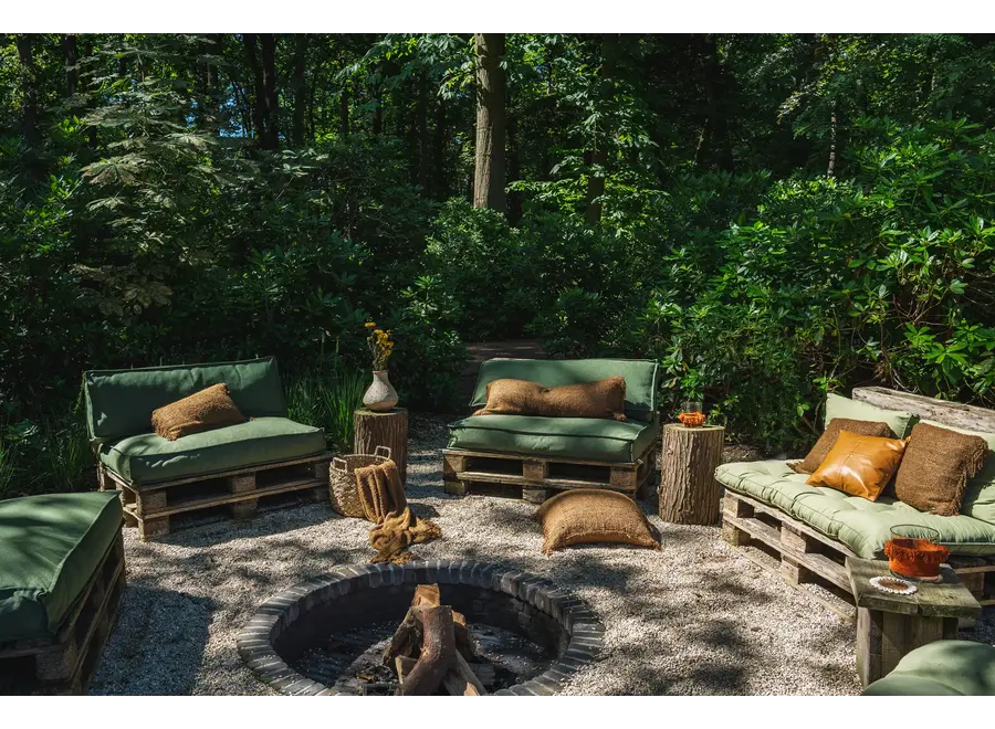 Mallorca Boho Chic Kissen - Handgewebtes Dekokissen