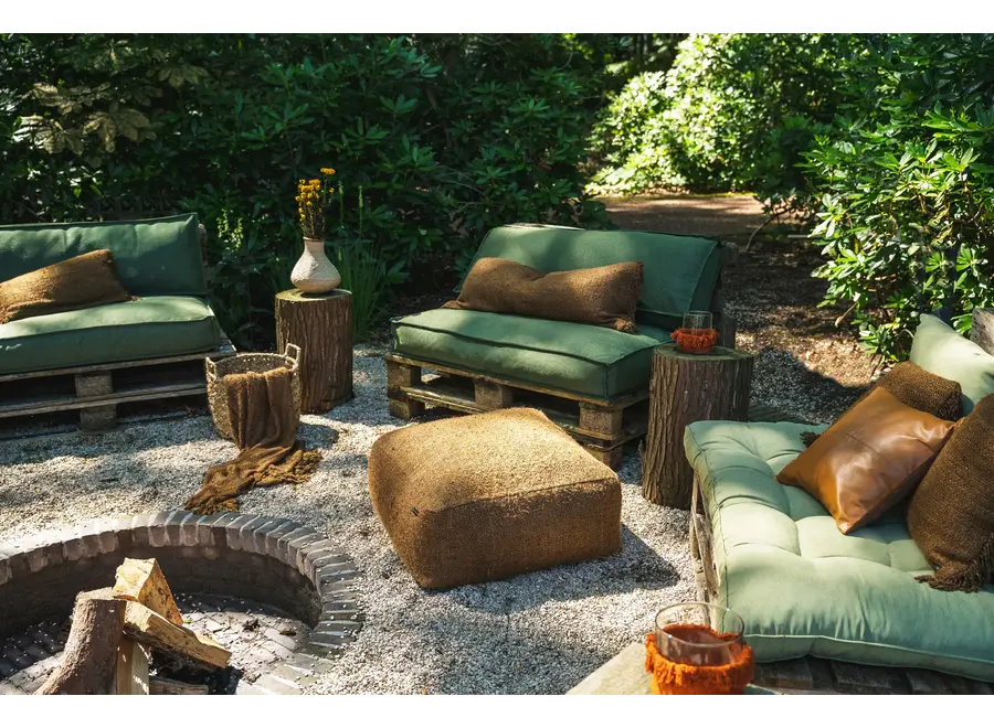 Mallorca Boho Chic Kissen - Handgewebtes Dekokissen