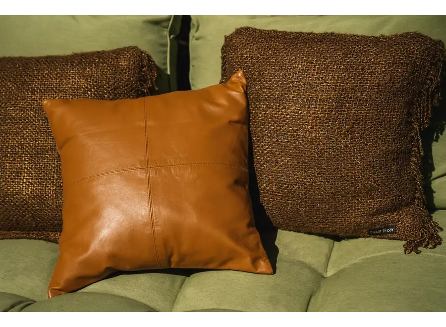 Mallorca Boho Chic Kissen - Handgewebtes Dekokissen