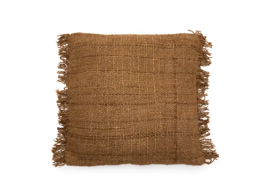 Mallorca Boho Chic Kissen - Handgewebtes Dekokissen