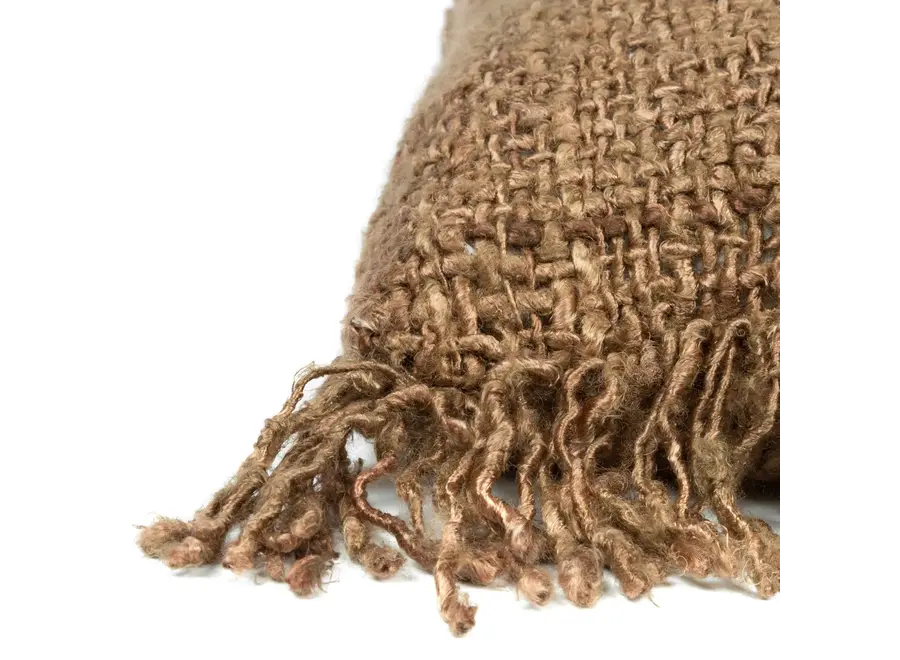 Mallorca Boho Chic Kissen - Handgewebtes Dekokissen