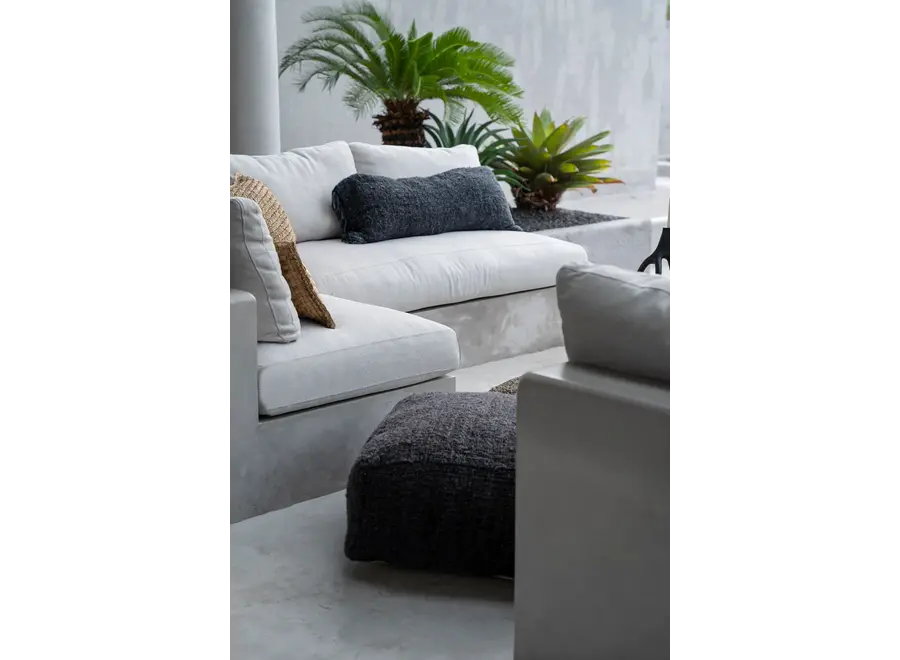 Puigcerdà Harmony Pouffe – Baumwoll-Pouffe