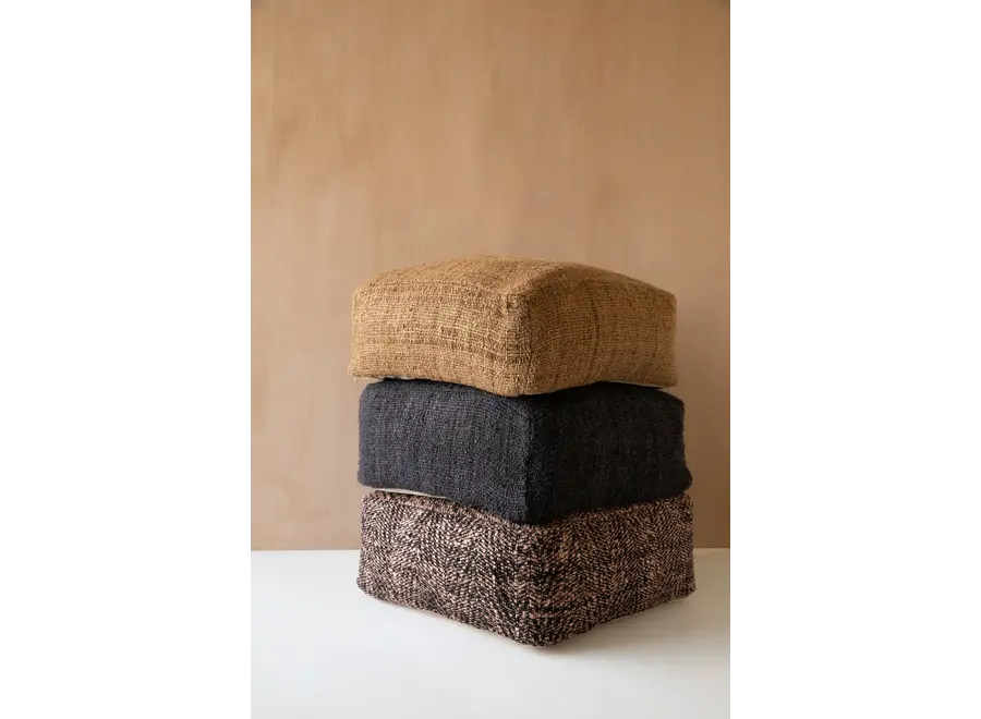 Puigcerdà Harmony Pouffe – Baumwoll-Pouffe