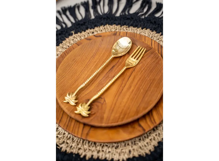 Osuna Elegance Besteckkollektion - Gabeln und Löffel aus Messing